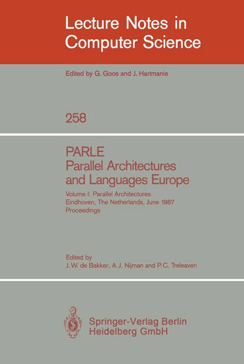 Produktbild: PARLE Parallel Architectures and Languages Europe