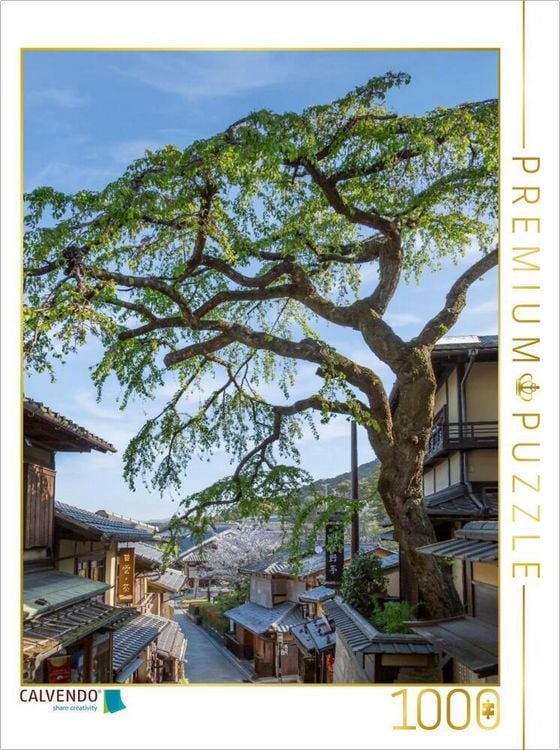 Produktbild: CALVENDO Puzzle Sannen-zaka im historischen Kyoto | 1000 Teile Lege-Gr&ouml;&szlig;e 64x48cm Foto-Puzzle f&uuml;r gl&uuml;ckliche Stunden