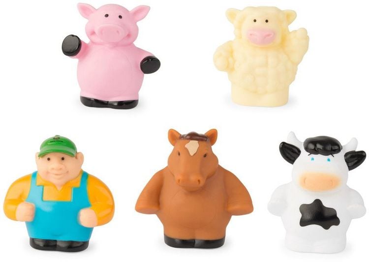 Produktbild: Heuwagen mit lustigen Tierger&auml;uschen