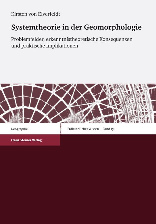 Produktbild: Systemtheorie in der Geomorphologie