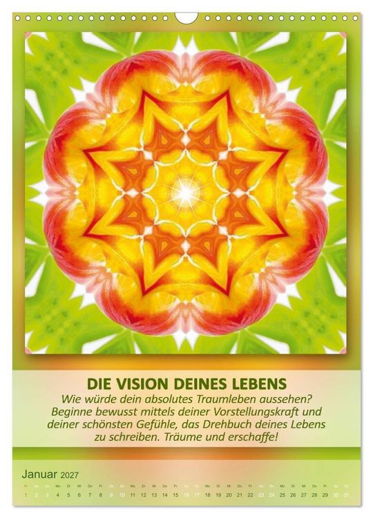 Produktbild: Light Energy Mandalas - Kalender - Vol. 2 (Wandkalender 2027 DIN A3 hoch), CALVENDO Monatskalender