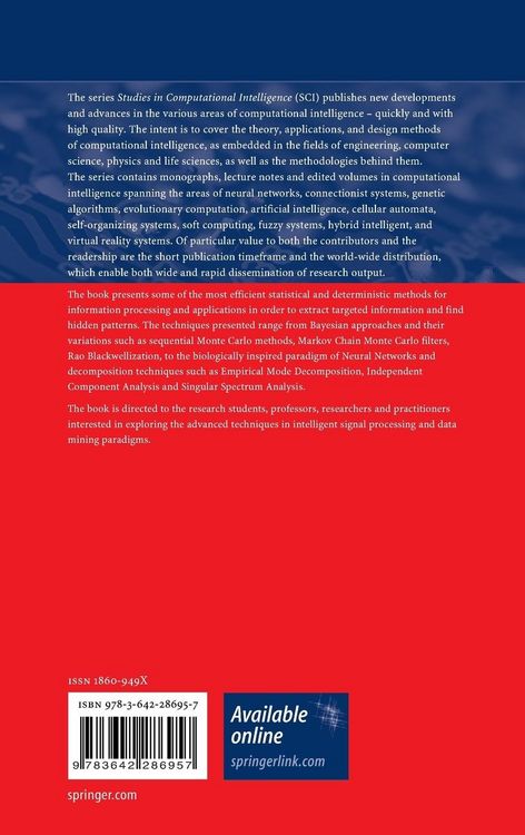 Produktbild: Advances in Intelligent Signal Processing and Data Mining