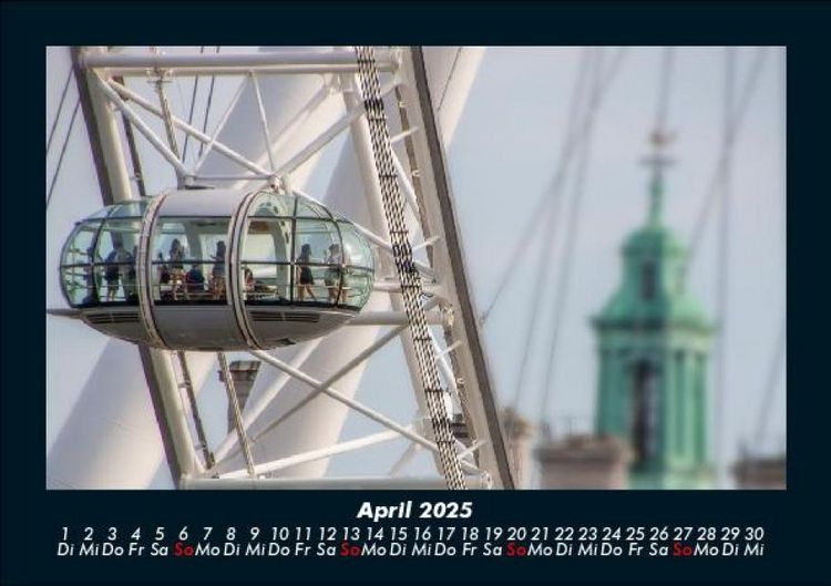 Produktbild: London 2025 Fotokalender DIN A5
