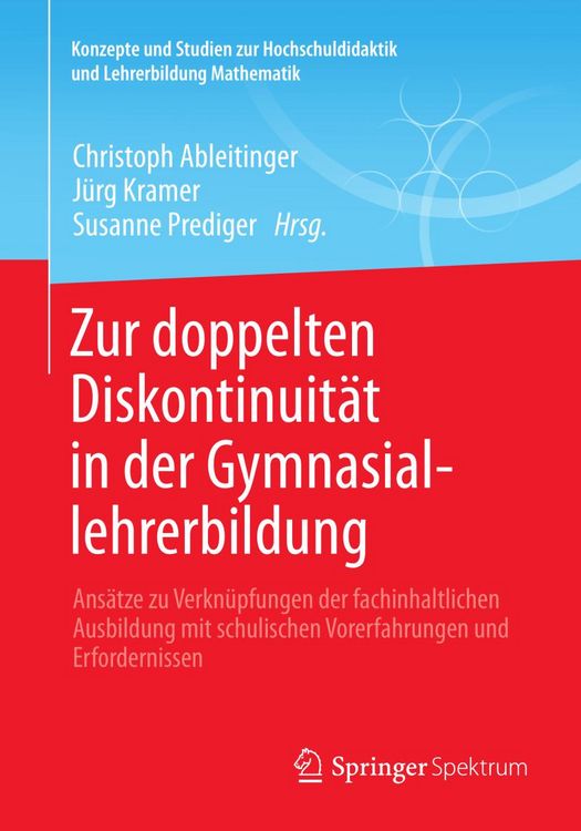 Produktbild: Zur doppelten Diskontinuit&auml;t in der Gymnasiallehrerbildung