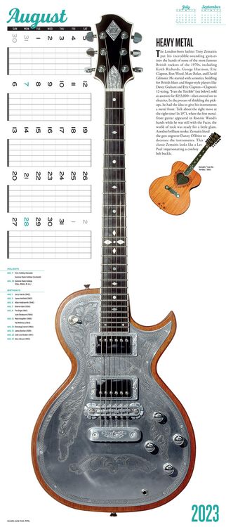 Produktbild: Guitars Wall Cal 2023