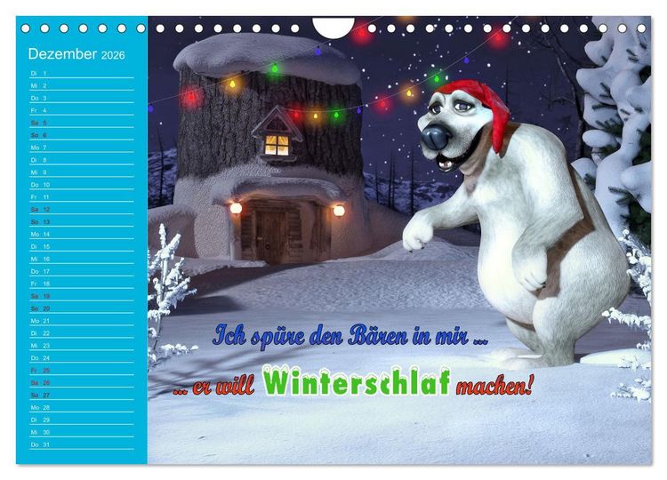 Produktbild: Tierische Toons (Wandkalender 2026 DIN A4 quer), CALVENDO Monatskalender