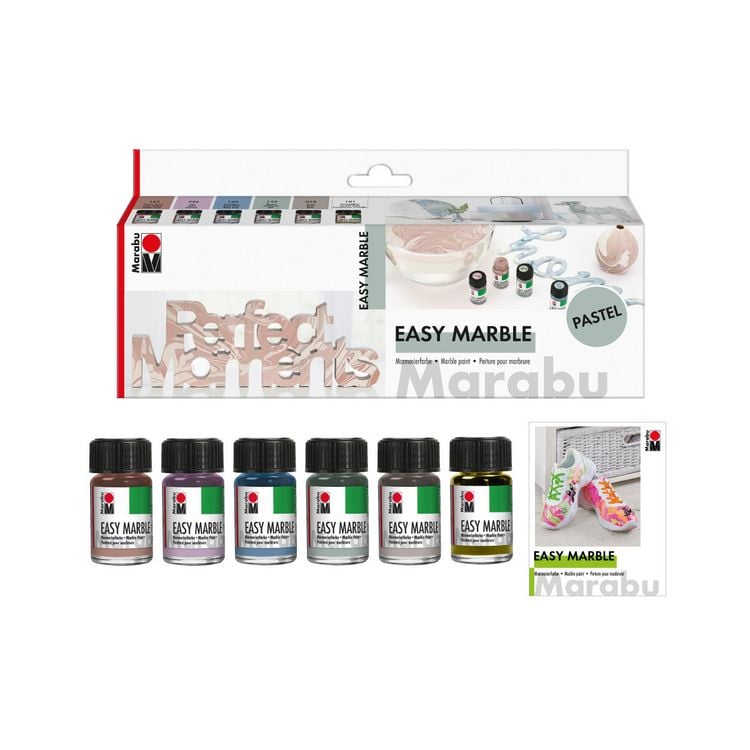 Produktbild: Marabu Easy Marble Pastell 6 Teile