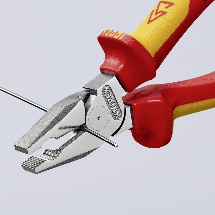 Produktbild: Knipex 02 06 180 VDE Kraft-Kombizange 180mm DIN ISO 5746, DIN EN 60900