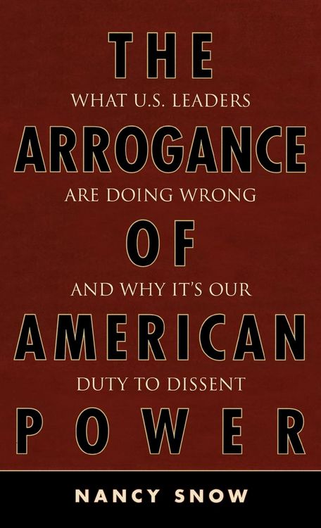 Produktbild: Arrogance of American Power