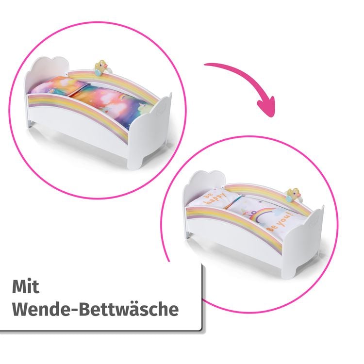 Produktbild: BABY born Regenbogen Bett