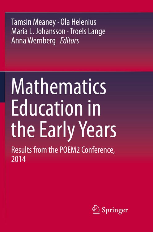 Produktbild: Mathematics Education in the Early Years