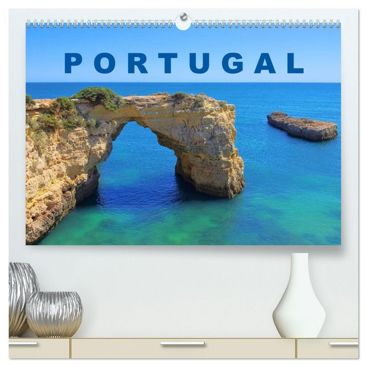 Produktbild: Portugal (hochwertiger Premium Wandkalender 2026 DIN A2 quer), Kunstdruck in Hochglanz