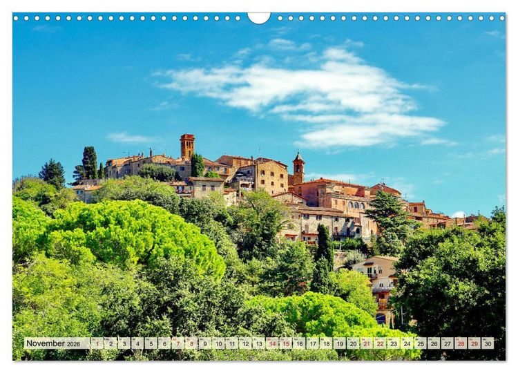 Produktbild: Toskana - Etruskische K&uuml;ste (Wandkalender 2026 DIN A3 quer), CALVENDO Monatskalender