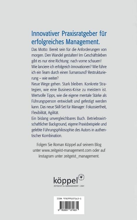 Produktbild: Zeitgeist im Management &ndash; Erfolgreich den Wandel gestalten