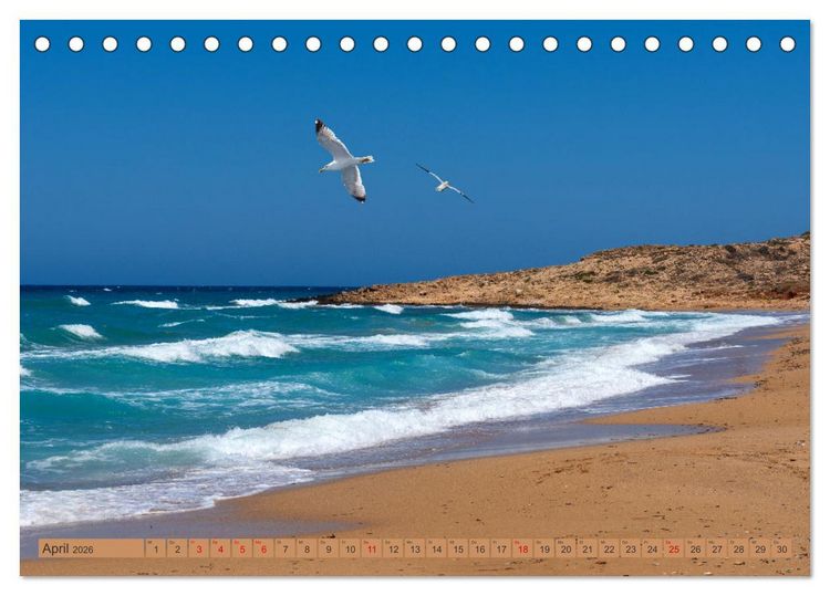 Produktbild: Kreta - Inselliebe (Tischkalender 2026 DIN A5 quer), CALVENDO Monatskalender