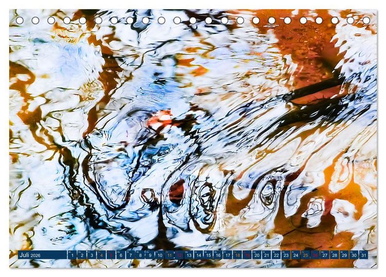 Produktbild: Bachwasser (Tischkalender 2026 DIN A5 quer), CALVENDO Monatskalender