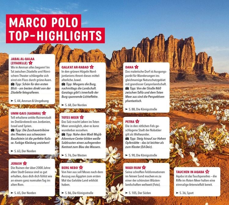 Produktbild: MARCO POLO Reisef&uuml;hrer Jordanien