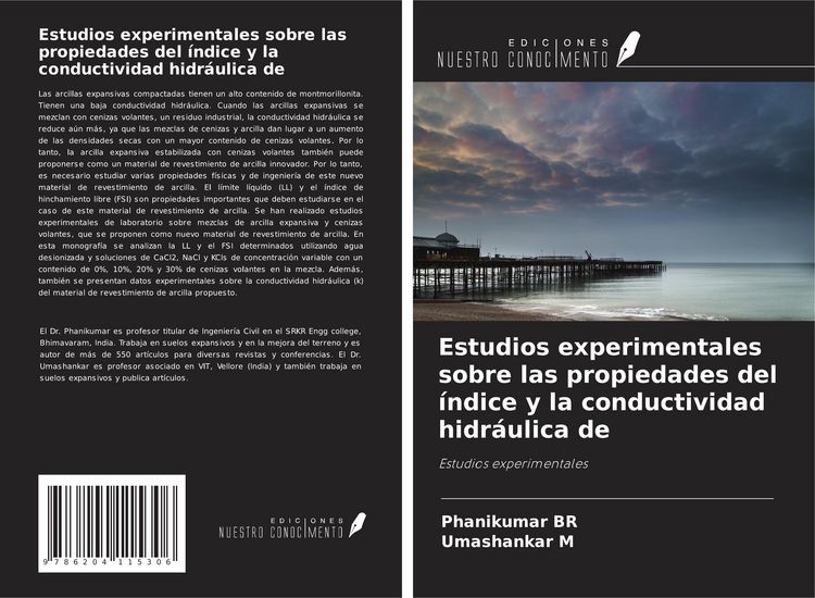 Produktbild: Estudios experimentales sobre las propiedades del &iacute;ndice y la conductividad hidr&aacute;ulica de