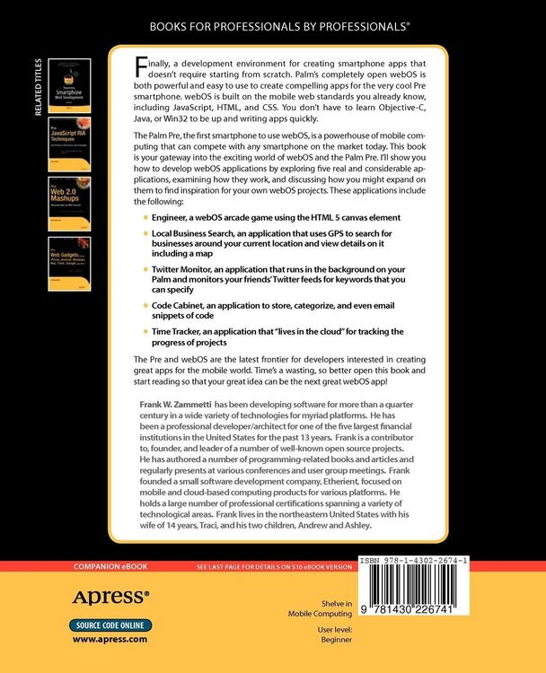 Produktbild: Practical Palm Pre webOS Projects