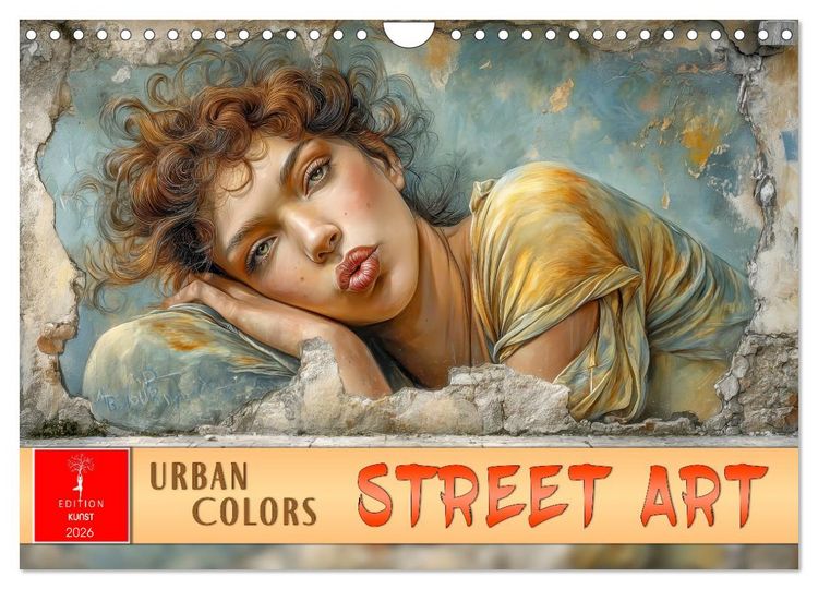 Produktbild: Street Art - Urban Colors (Wandkalender 2026 DIN A4 quer), CALVENDO Monatskalender