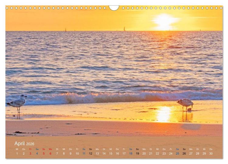 Produktbild: Die Bretagne - Sonne und das Meer (Wandkalender 2026 DIN A3 quer), CALVENDO Monatskalender