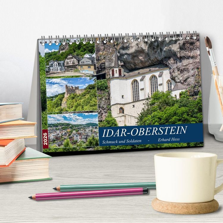 Produktbild: Idar-Oberstein - Schmuck und Soldaten (Tischkalender 2026 DIN A5 quer), CALVENDO Monatskalender