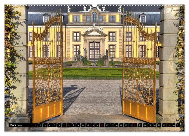 Produktbild: Die G&auml;rten in Herrenhausen (Wandkalender 2026 DIN A2 quer), CALVENDO Monatskalender