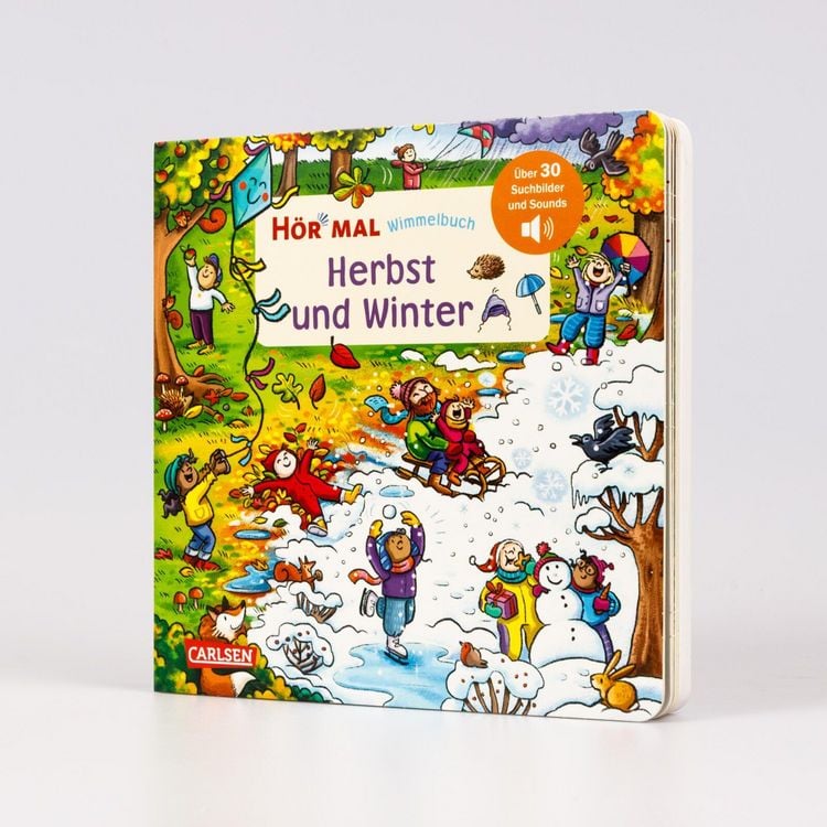 Produktbild: H&ouml;r mal (Soundbuch): Wimmelbuch: Herbst und Winter