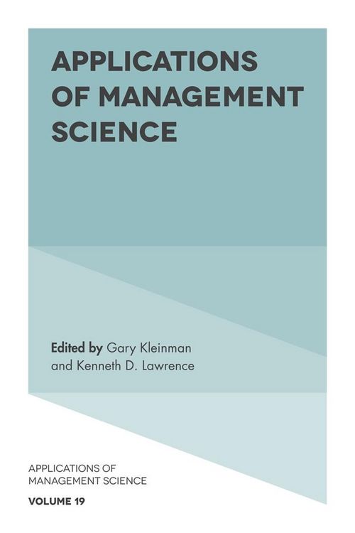 Produktbild: Applications of Management Science
