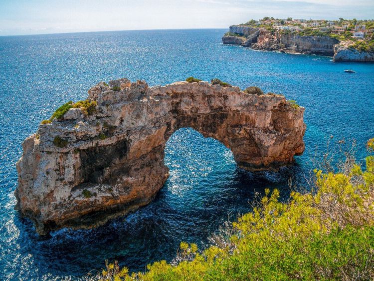 Produktbild: CALVENDO Puzzle Felsenbogen Es Pontas Mallorca | 1000 Teile Lege-Gr&ouml;&szlig;e 64x48cm Foto-Puzzle f&uuml;r gl&uuml;ckliche Stunden