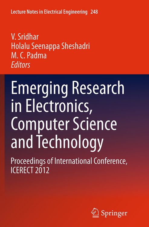 Produktbild: Emerging Research in Electronics, Computer Science and Technology
