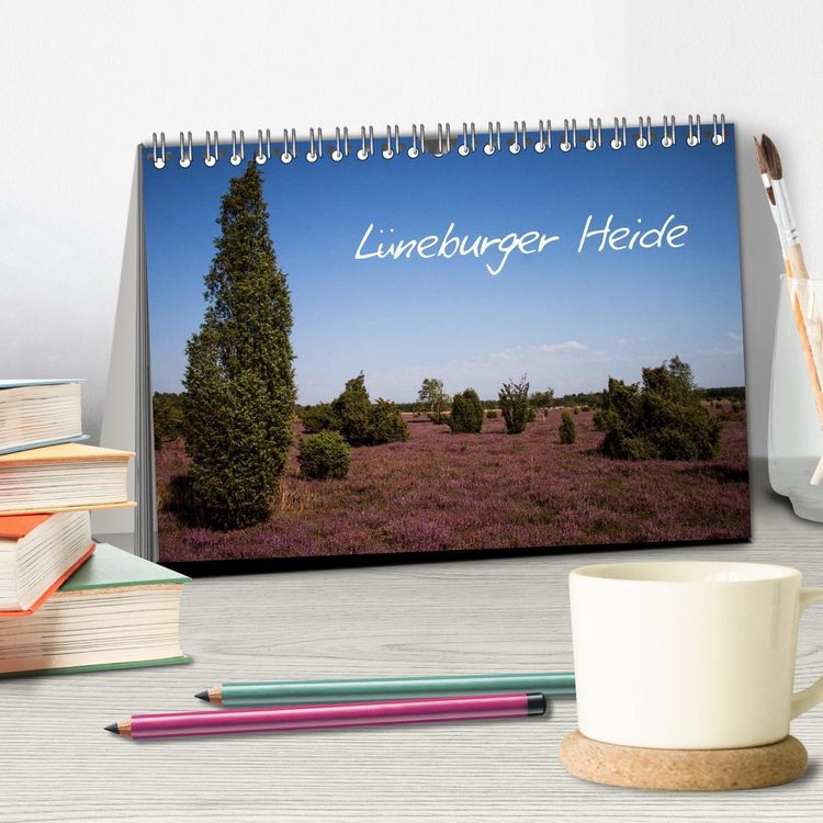 Produktbild: L&uuml;neburger Heide (Tischkalender 2026 DIN A5 quer), CALVENDO Monatskalender