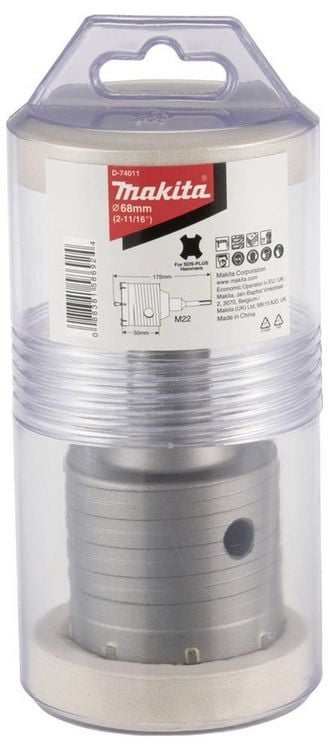 Produktbild: Makita D-74011 Hohlbohrkronen-Set 68mm Gesamtl&auml;nge 175mm 1St.