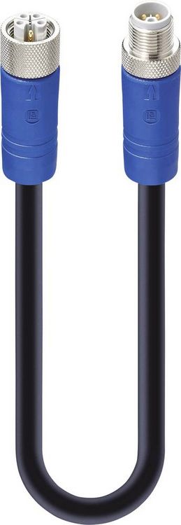 Produktbild: Lumberg Automation 934853184 Sensor-/Aktor-Steckverbinder, konfektioniert M12 Stecker, Buchse 2.00 m Polzahl Sensoren: 5 1 St.