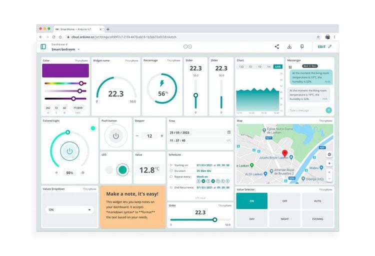 Produktbild: Arduino 1 year Arduino Cloud Maker Plan Cloud-Zertifikat Passend f&uuml;r (Entwicklungskits): Arduino