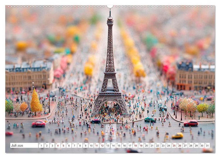 Produktbild: Miniatur-Universum: Ein Jahr in kleinen Welten (hochwertiger Premium Wandkalender 2026 DIN A2 quer), Kunstdruck in Hochglanz