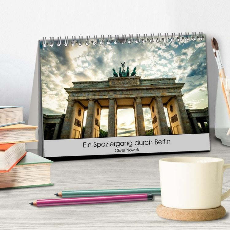 Produktbild: Ein Spaziergang durch Berlin (Tischkalender 2026 DIN A5 quer), CALVENDO Monatskalender