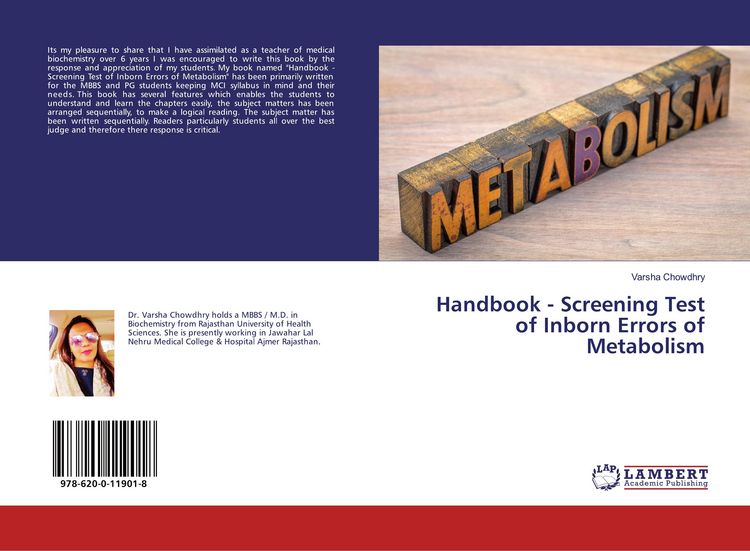 Produktbild: Handbook - Screening Test of Inborn Errors of Metabolism