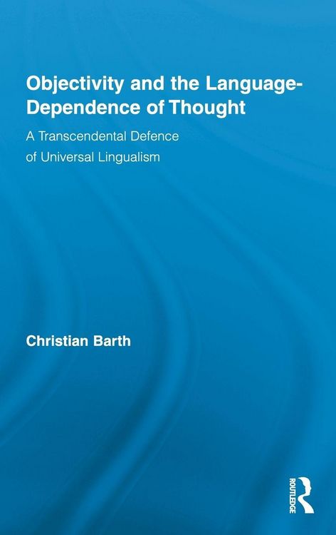 Produktbild: Objectivity and the Language-Dependence of Thought