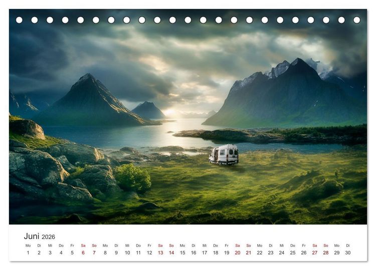 Produktbild: Der Ruf des Nordens (Tischkalender 2026 DIN A5 quer), CALVENDO Monatskalender