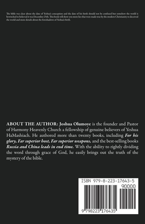 Produktbild: Yeshua Born December or April?