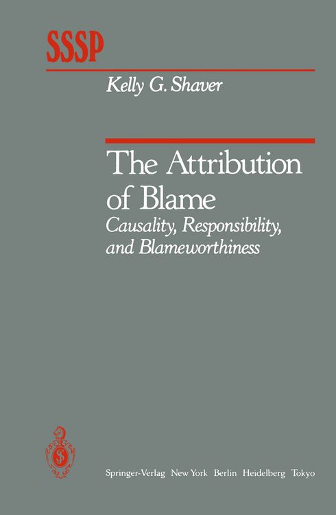 Produktbild: The Attribution of Blame