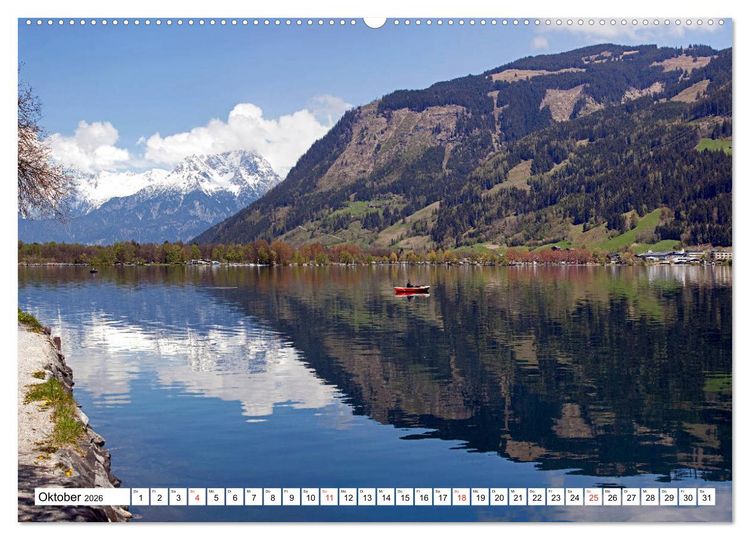 Produktbild: Der Zeller See im sch&ouml;nen Salzburger Land (Wandkalender 2026 DIN A2 quer), CALVENDO Monatskalender