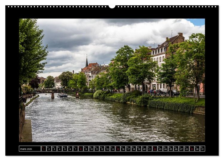 Produktbild: Strasbourg La Petite France (Calendrier mural 2026 DIN A2 vertical) calendrier de bureau