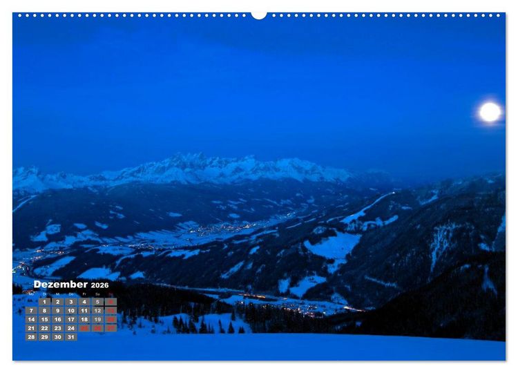 Produktbild: Die weiten T&auml;ler im Salzburger Land (hochwertiger Premium Wandkalender 2026 DIN A2 quer), Kunstdruck in Hochglanz