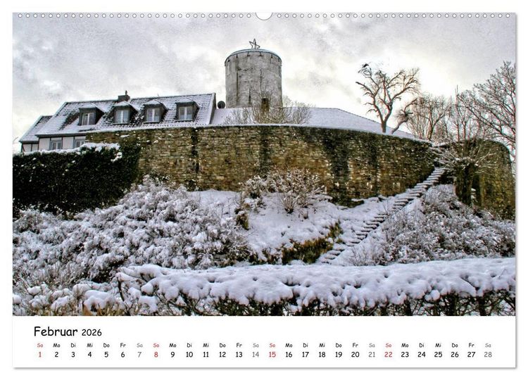 Produktbild: Die sch&ouml;nsten Orte der Eifel - Reifferscheid (hochwertiger Premium Wandkalender 2026 DIN A2 quer), Kunstdruck in Hochglanz