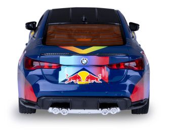 Produktbild: BMW M4 Diecast 1:24 blau inkl. Knopfzellen