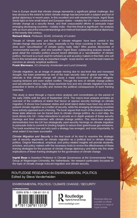 Produktbild: Climate Migration and Security