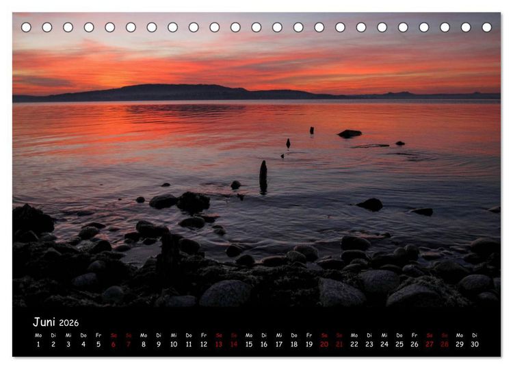 Produktbild: Traumhaft sch&ouml;ner Bodensee (Tischkalender 2026 DIN A5 quer), CALVENDO Monatskalender