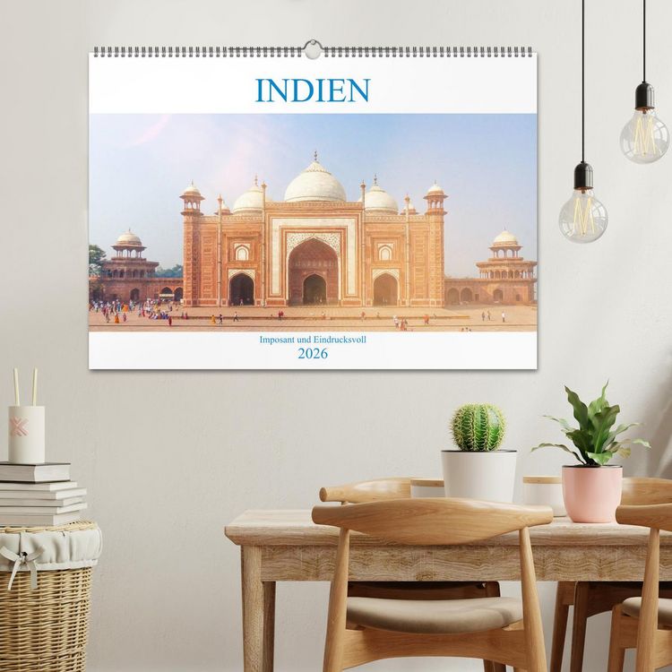Produktbild: Indien - Imposant und Eindrucksvoll (Wandkalender 2026 DIN A2 quer), CALVENDO Monatskalender